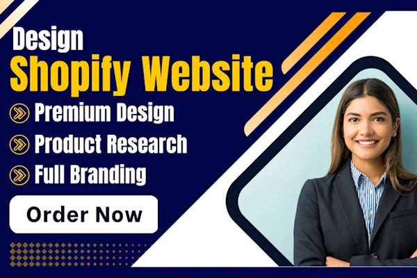 I will build shopify website, design or redesign shopify store, dropshipping store